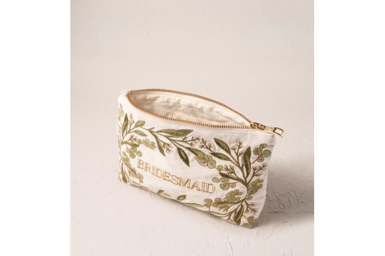 Olive Bridesmaid Mini Pouch